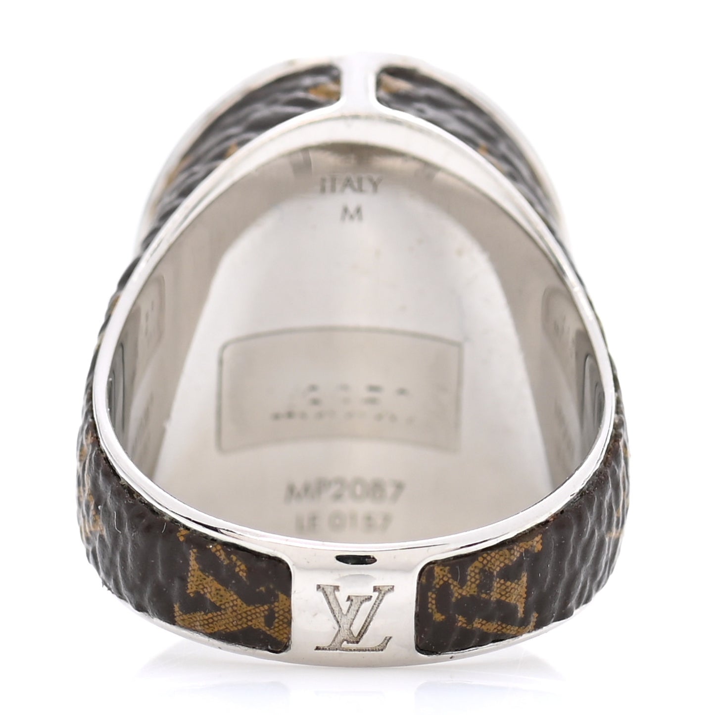 Monogram Ring M Silver
