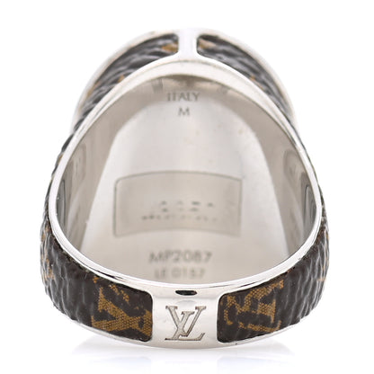 Louis Vuitton Monogram Ring M Silver 3 of 6