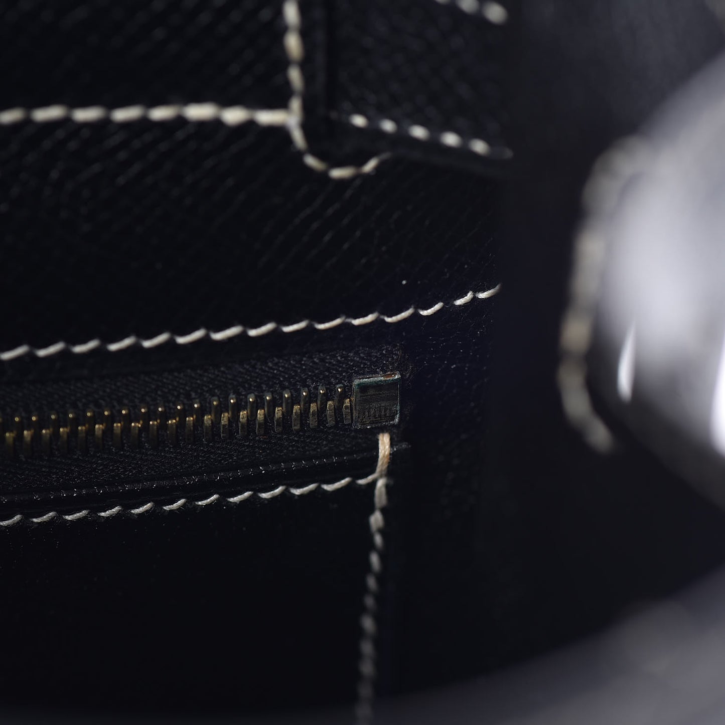 Veau Grain Lisse Kelly Sellier 32 Black