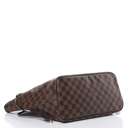 Louis Vuitton Damier Ebene Neo Neverfull MM Rose Ballerine 5 of 13