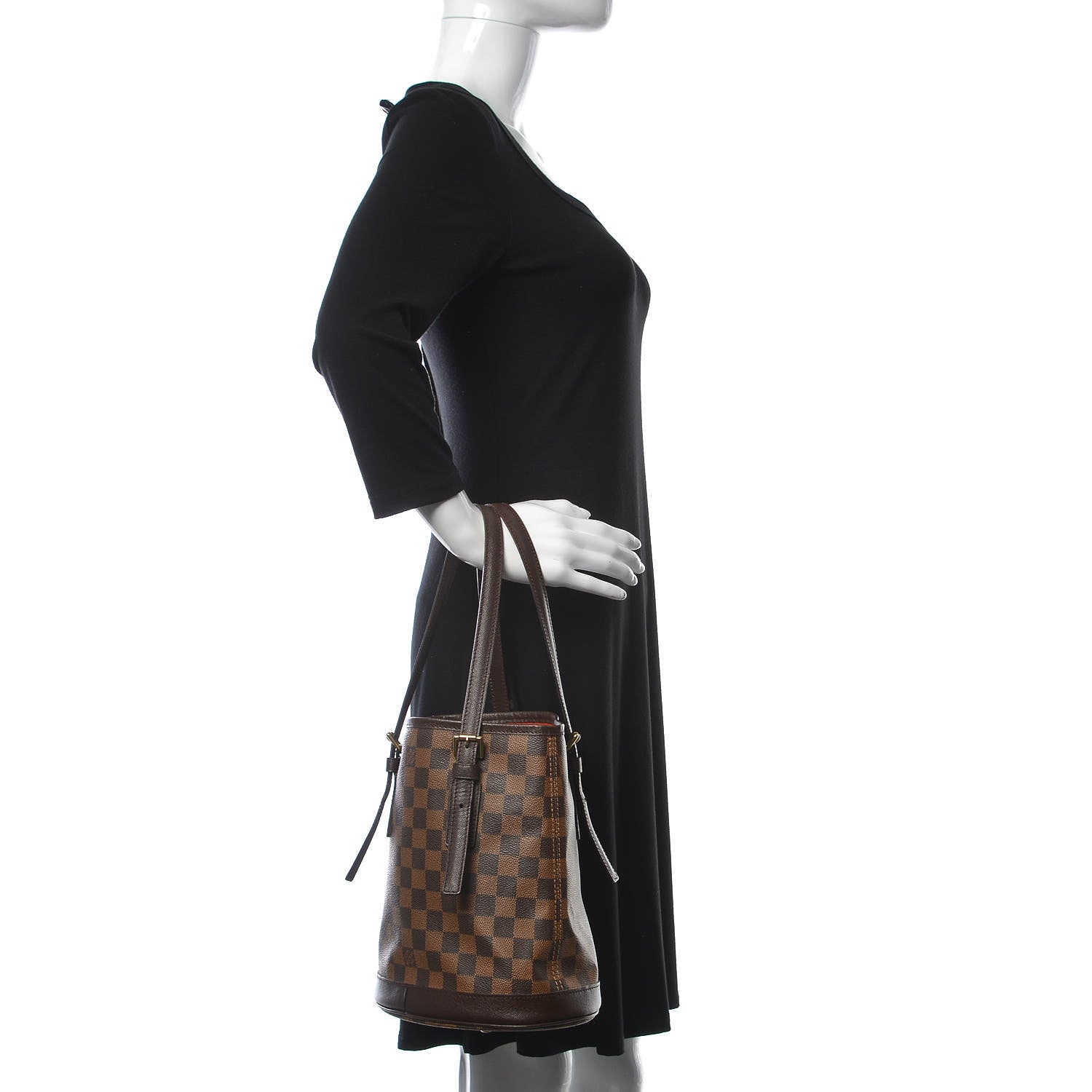 Louis Vuitton Damier Ebene Marais Bucket 23 2 of 16