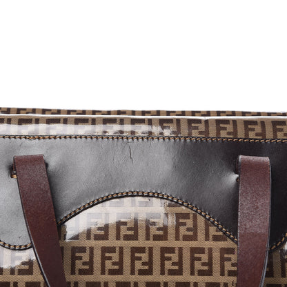 Fendi Vinyl Zucchino Tote Tobacco 7 of 13