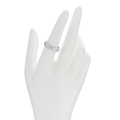 Tiffany 18k White Gold Diamond Atlas Ring 56 7.5 2 of 5
