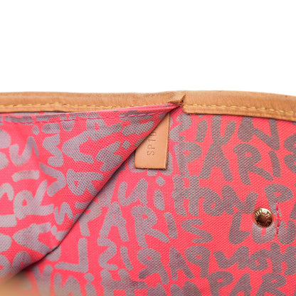 Louis Vuitton Monogram Graffiti Neverfull GM Fuchsia 6 of 13
