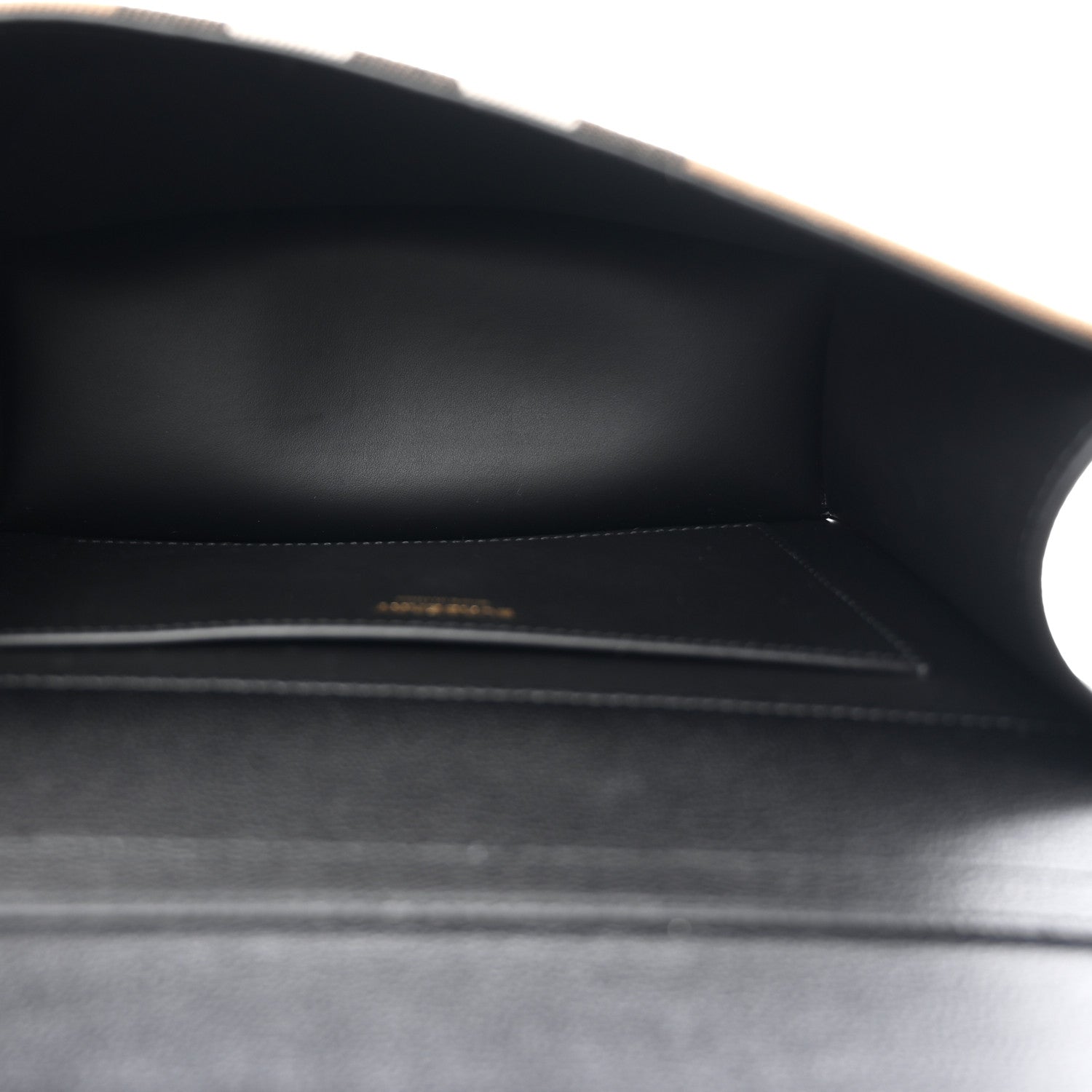 Burberry Derby Calfskin House Check Mackford Crossbody Bag Black 5 of 10