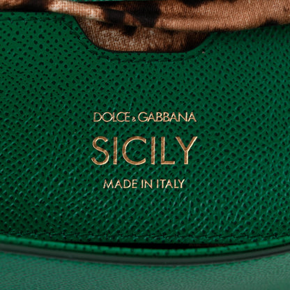 Dolce & Gabbana Dauphine Small Miss Sicily Satchel Green 6 of 9