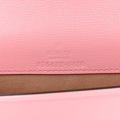 Gucci Azalea Calfskin Enamel Super Mini Dionysus Shoulder Bag New Cherry Red Wild Rose Off White 6 of 15