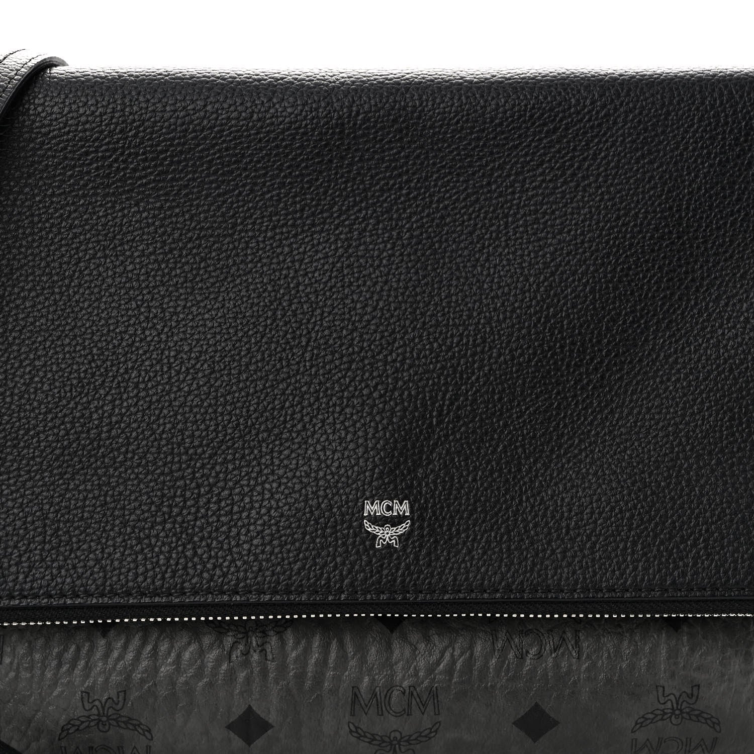 MCM Visetos Corina Crossbody Bag Black 8 of 10
