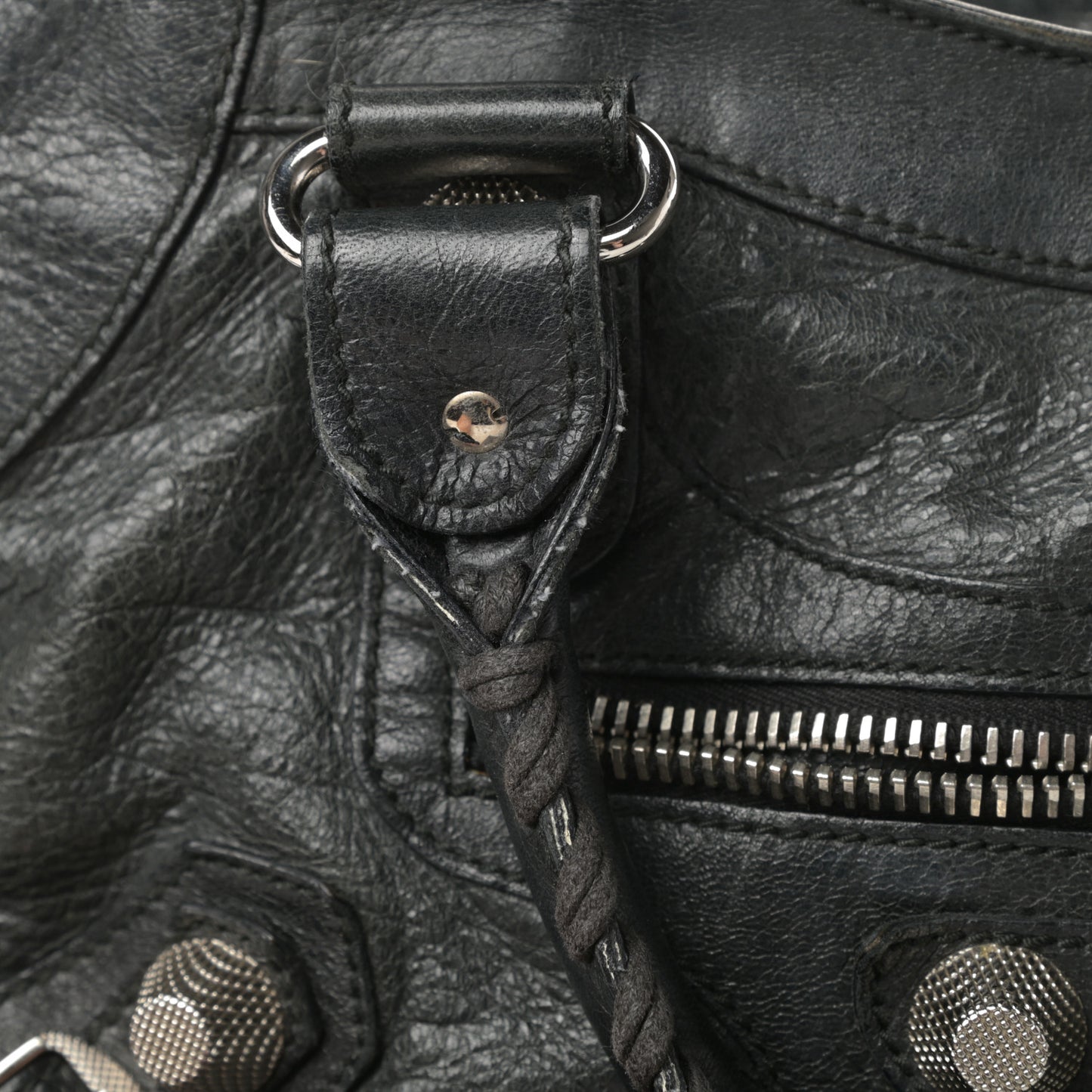 Agneau Giant 21 Silver Hardware Part Time Black