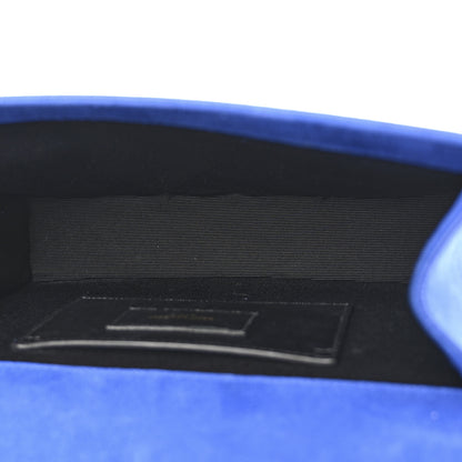 Saint Laurent Suede Medium Monogram Kate Tassel Shoulder Bag Royal Blue 5 of 9