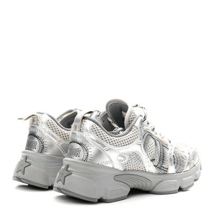 Christian Dior Technical Mesh Dior Chrono Sneakers 36 Silver 5 of 9