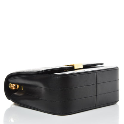 Saint Laurent Lambskin Matelasse Monogram Medium Vicky Chain Bag Black 4 of 11
