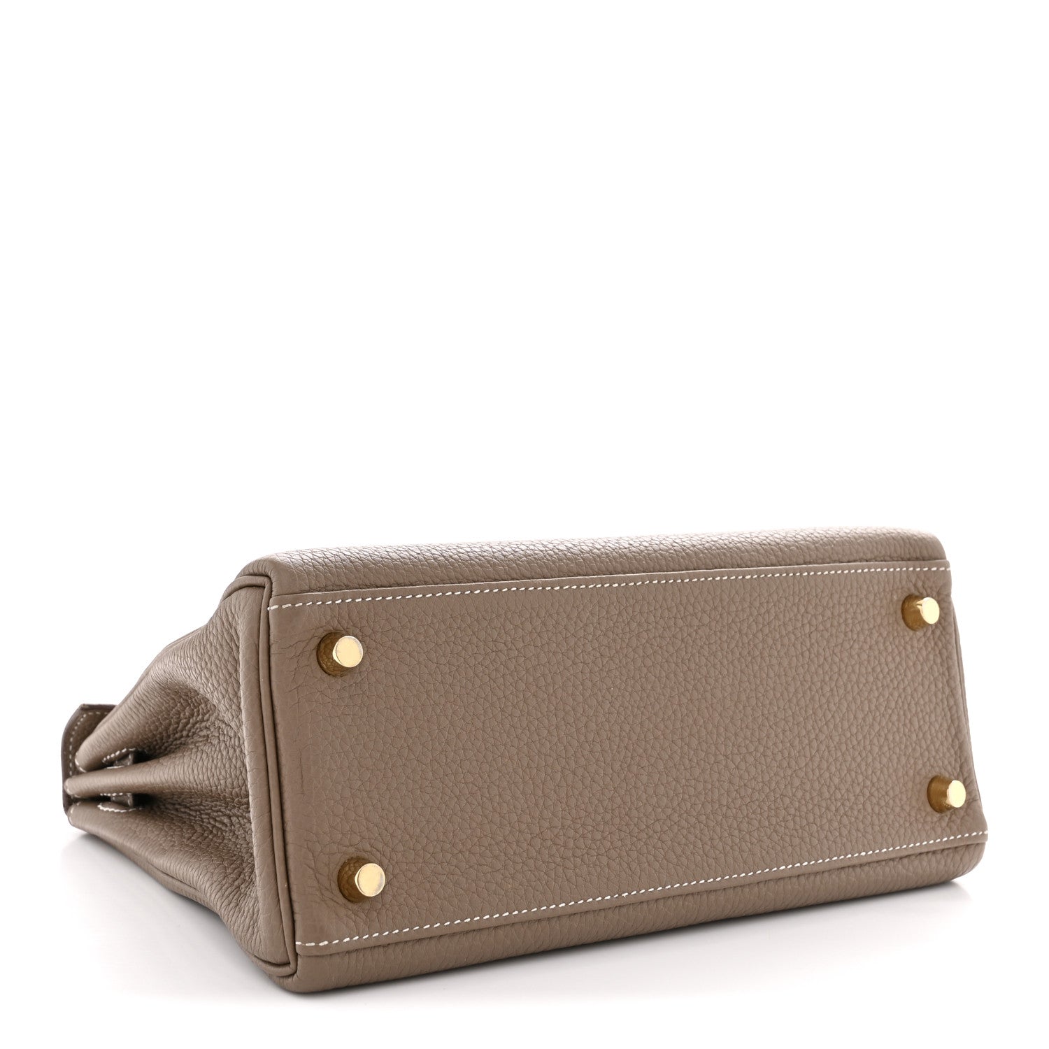 Hermes Togo Kelly Retourne 25 Etoupe 4 of 12