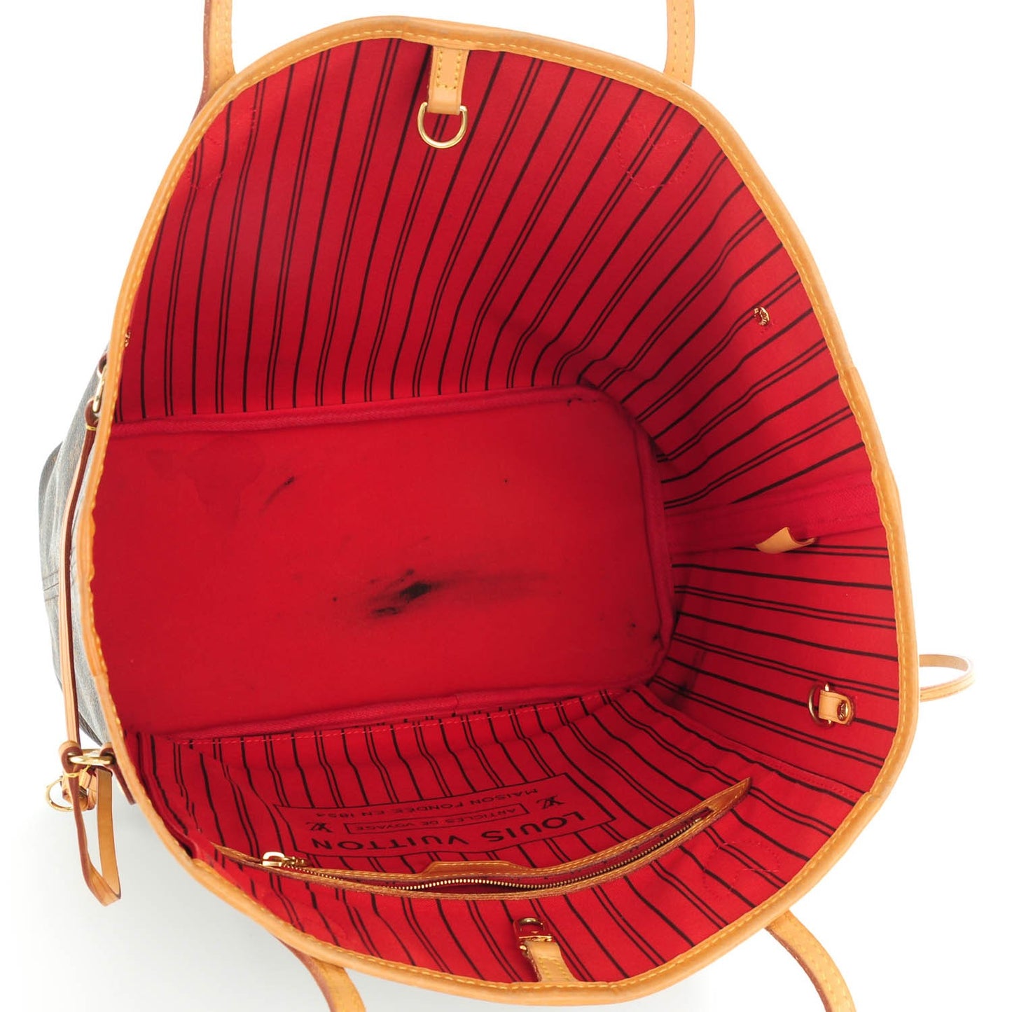 Monogram Neverfull MM Cherry