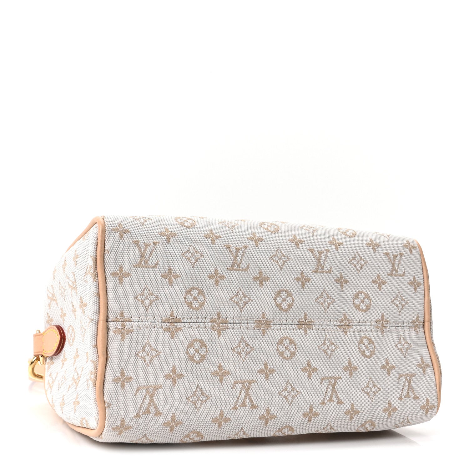 Louis Vuitton Monogram Mini Jacquard Speedy Bandouliere 20 Mastic Cream 4 of 9
