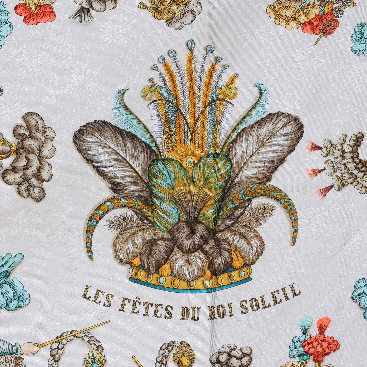 Silk Les Fetes du Roi Soleil Scarf 90