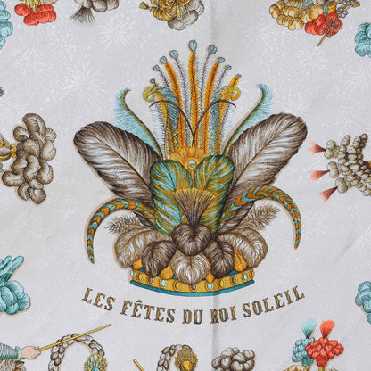 Hermes Silk Les Fetes du Roi Soleil Scarf 90 4 of 7