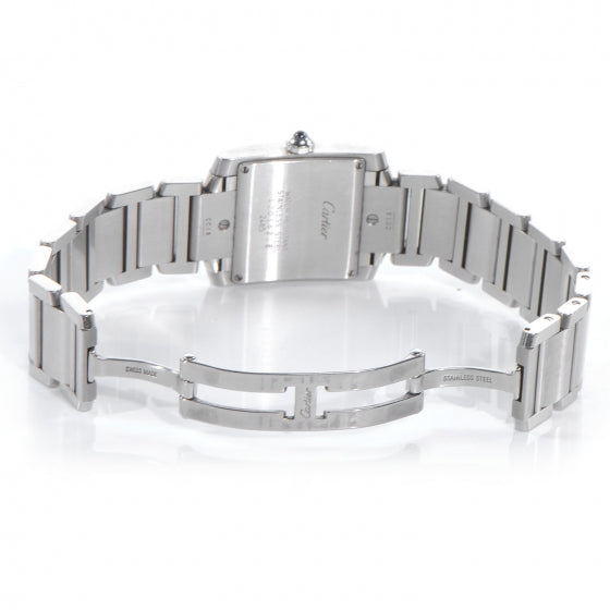 Cartier Stainless Steel 25mm Tank Francaise Quartz Watch 3 of 6