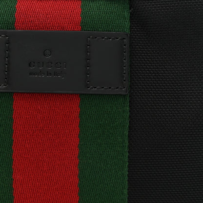 Gucci Canvas Web Slim Belt Bag Black 8 of 10