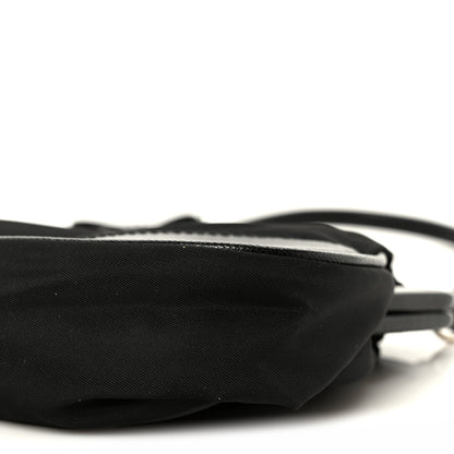 Prada Tessuto Nylon Kisslock Shoulder Bag Black Black 10 of 12