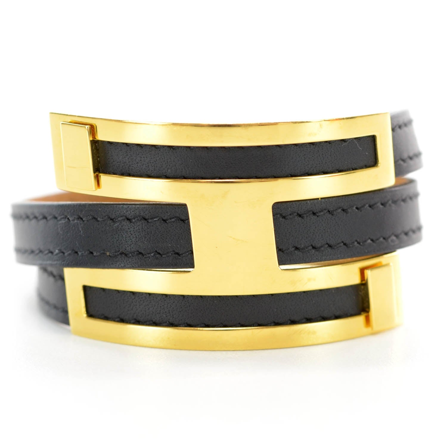 Hermes Chamonix Pousse Pousse Bracelet Black 1 of 5