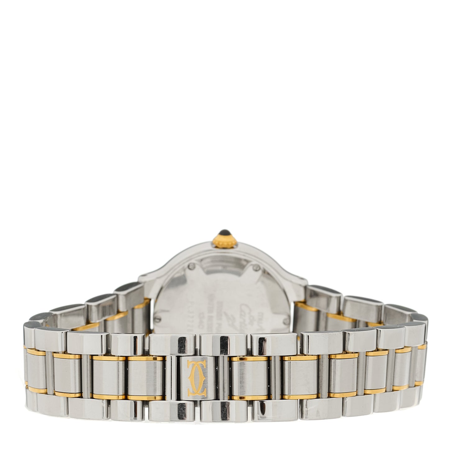 Stainless Steel 18K Yellow Gold 28mm Must de 21 Quartz Watch