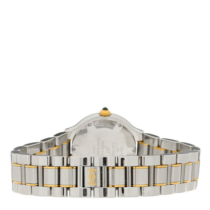 Cartier Stainless Steel 18K Yellow Gold 28mm Must de 21 Quartz Watch 3 of 4