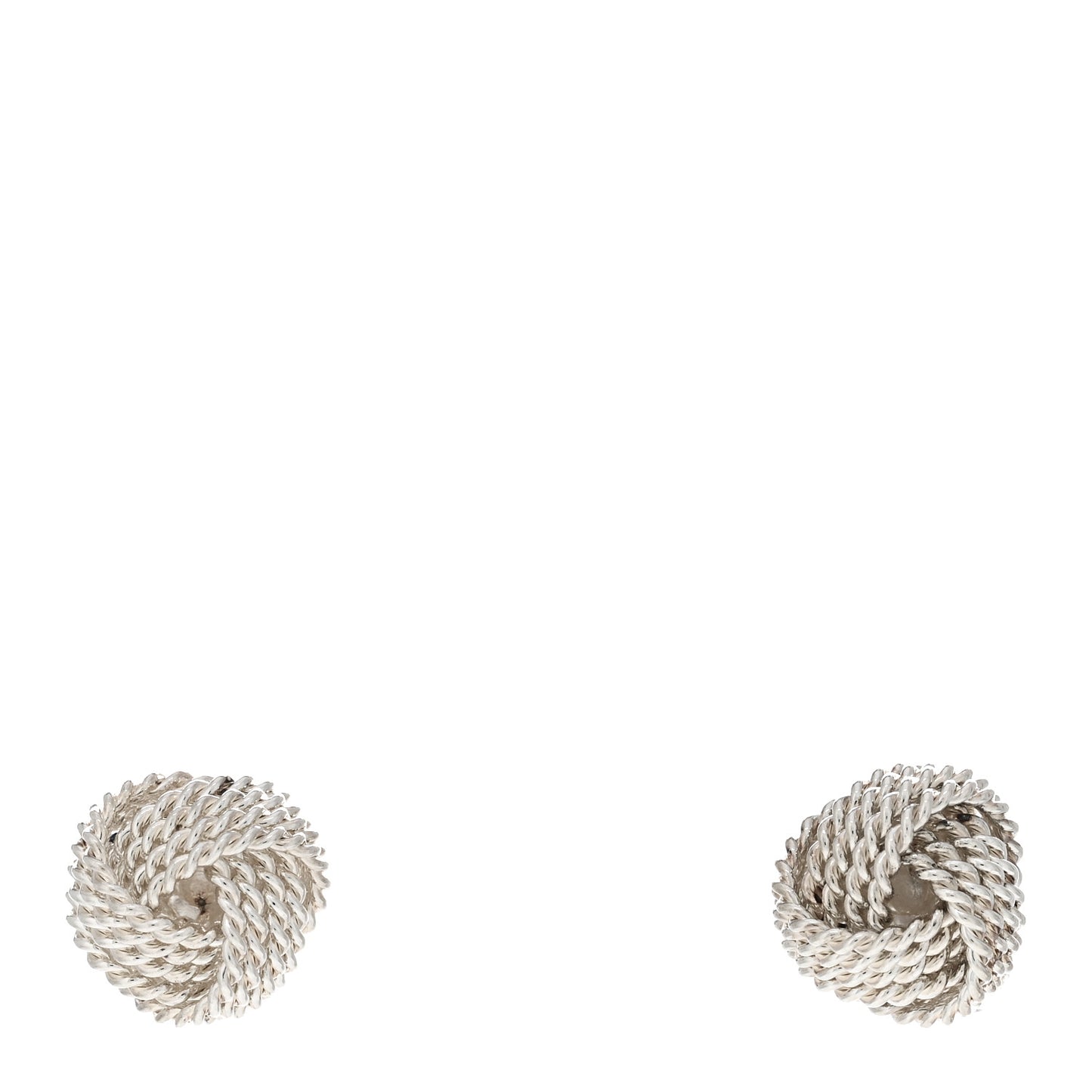 Sterling Silver Twist Knot Earrings