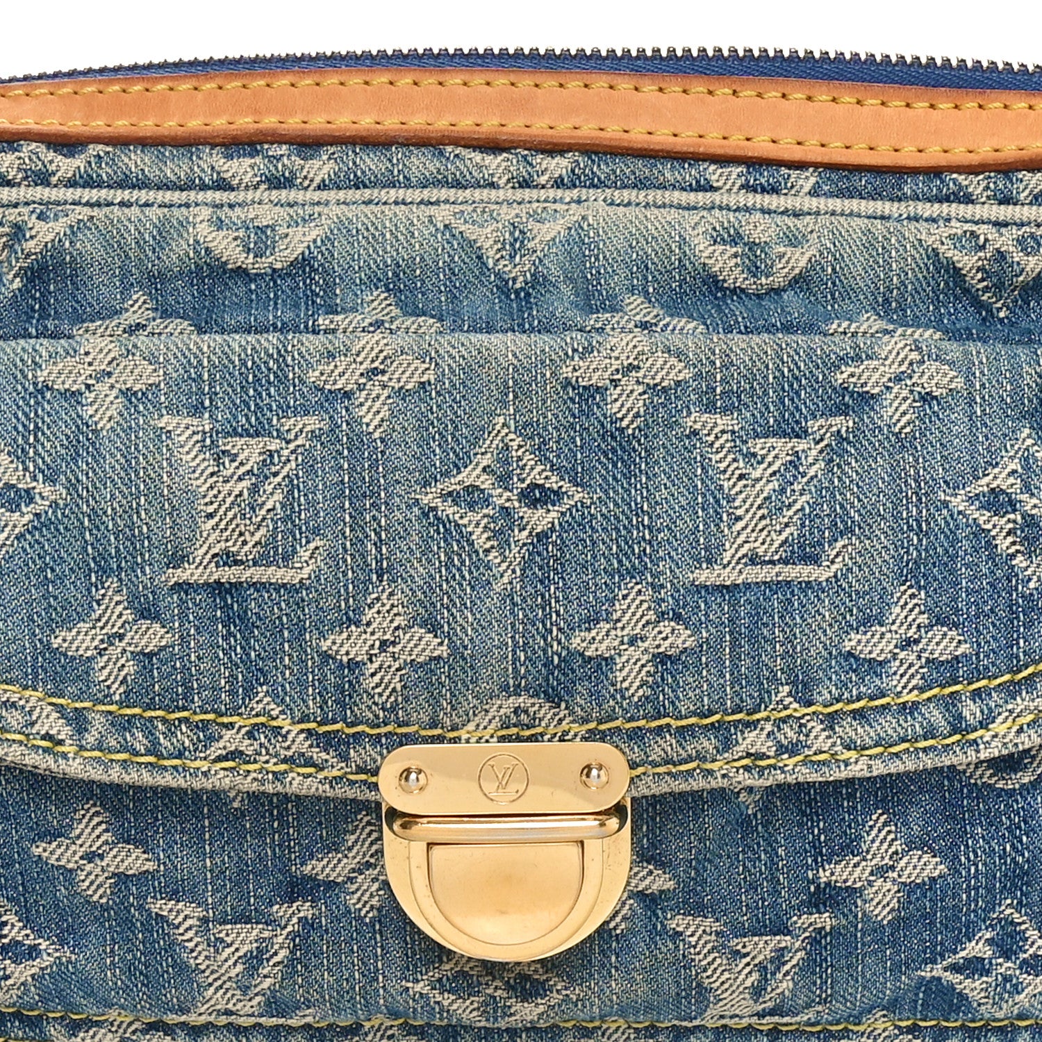 Louis Vuitton Monogram Denim Bum Bag Blue 8 of 10