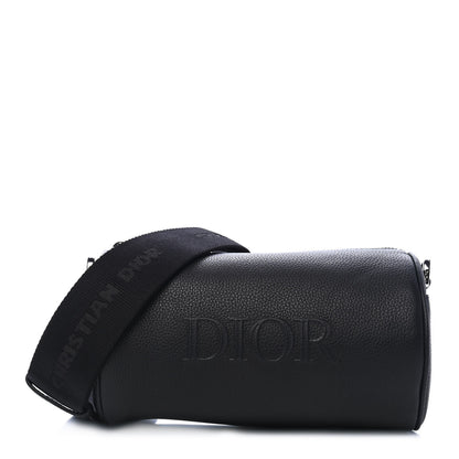 Christian Dior HOMME Grained Calfskin Mens Roller Messenger Blue 1 of 8