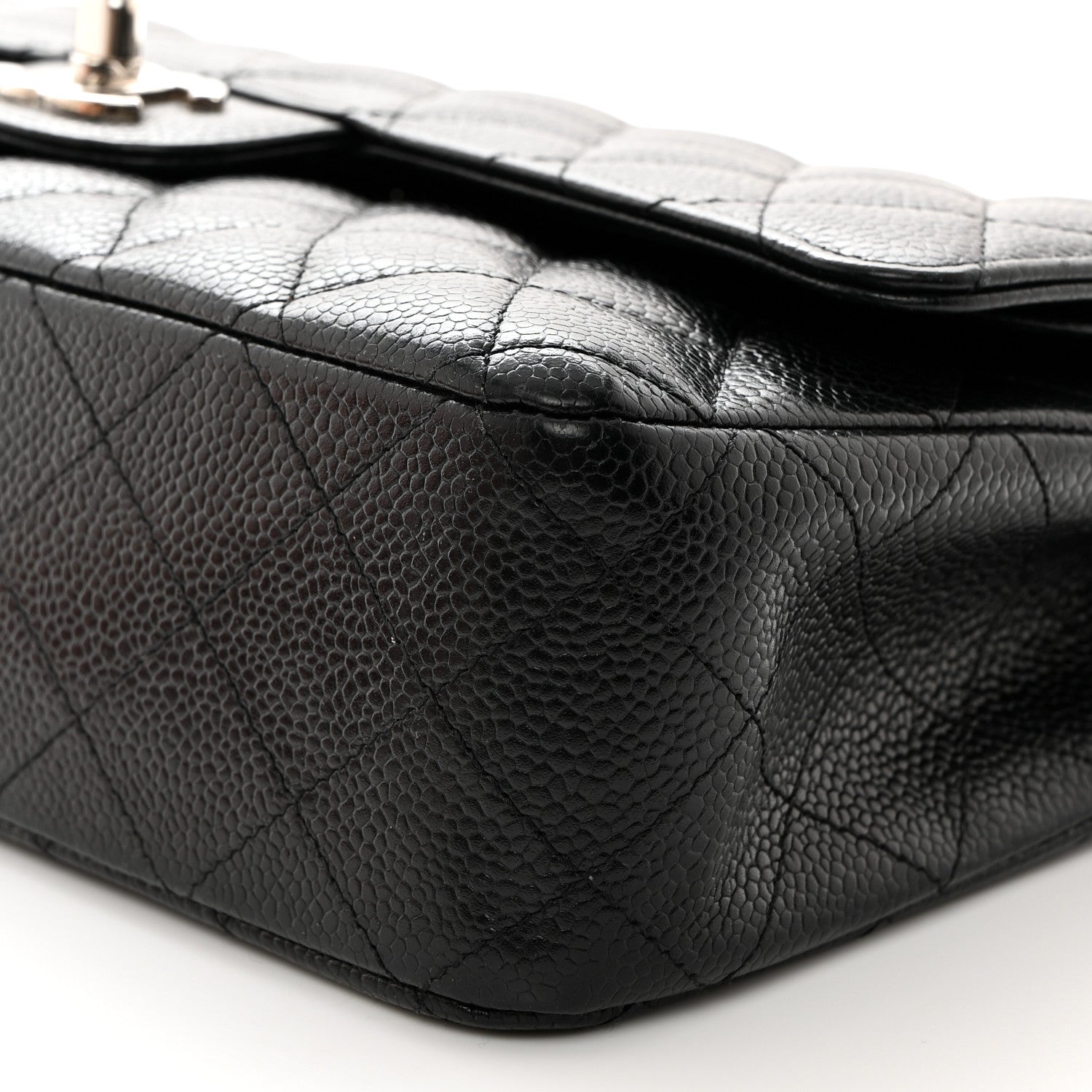 Chanel Caviar Quilted Medium Double Flap Black 10 of 10