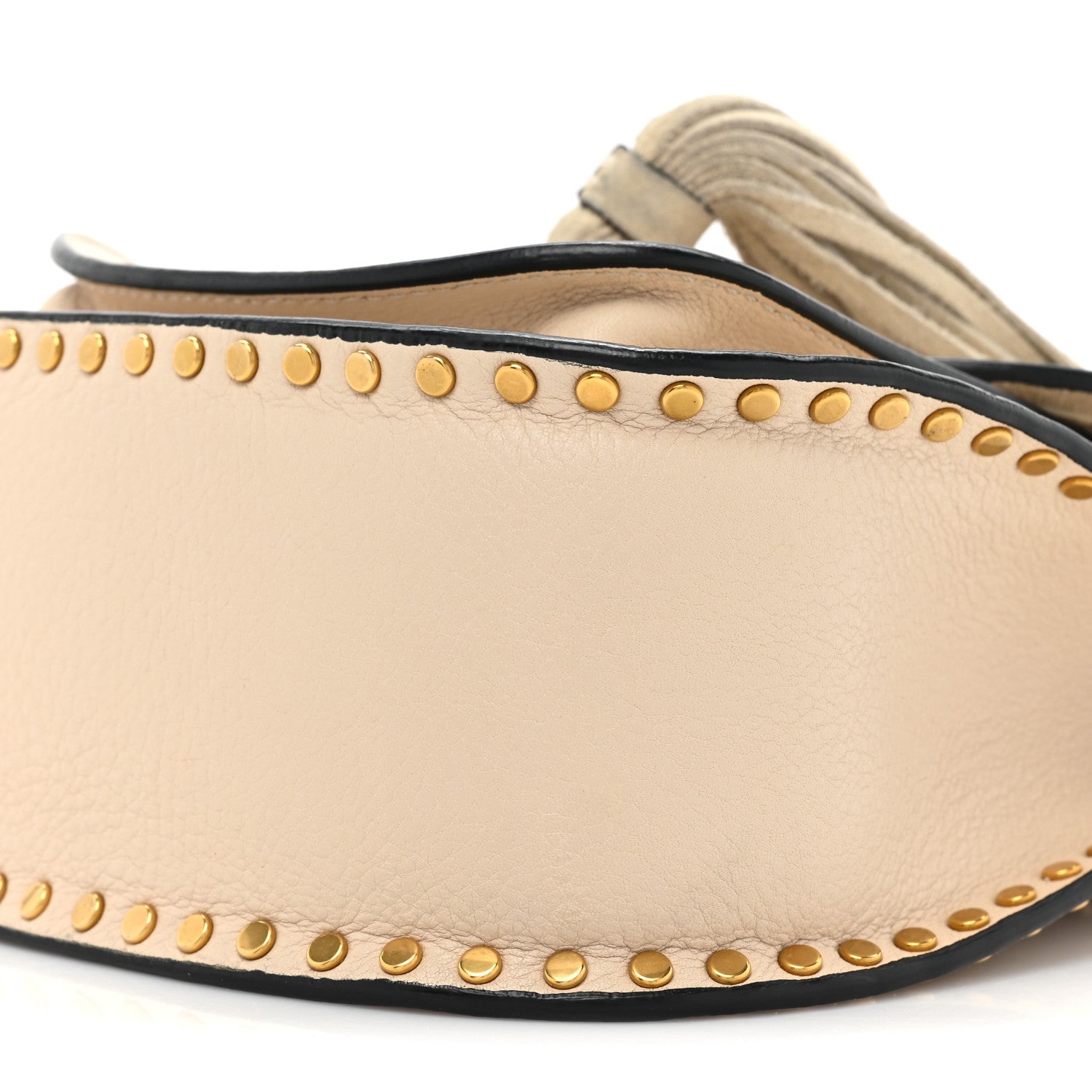 Chloe Calfskin Braided Medium Hudson Shoulder Bag Abstract White 8 of 10