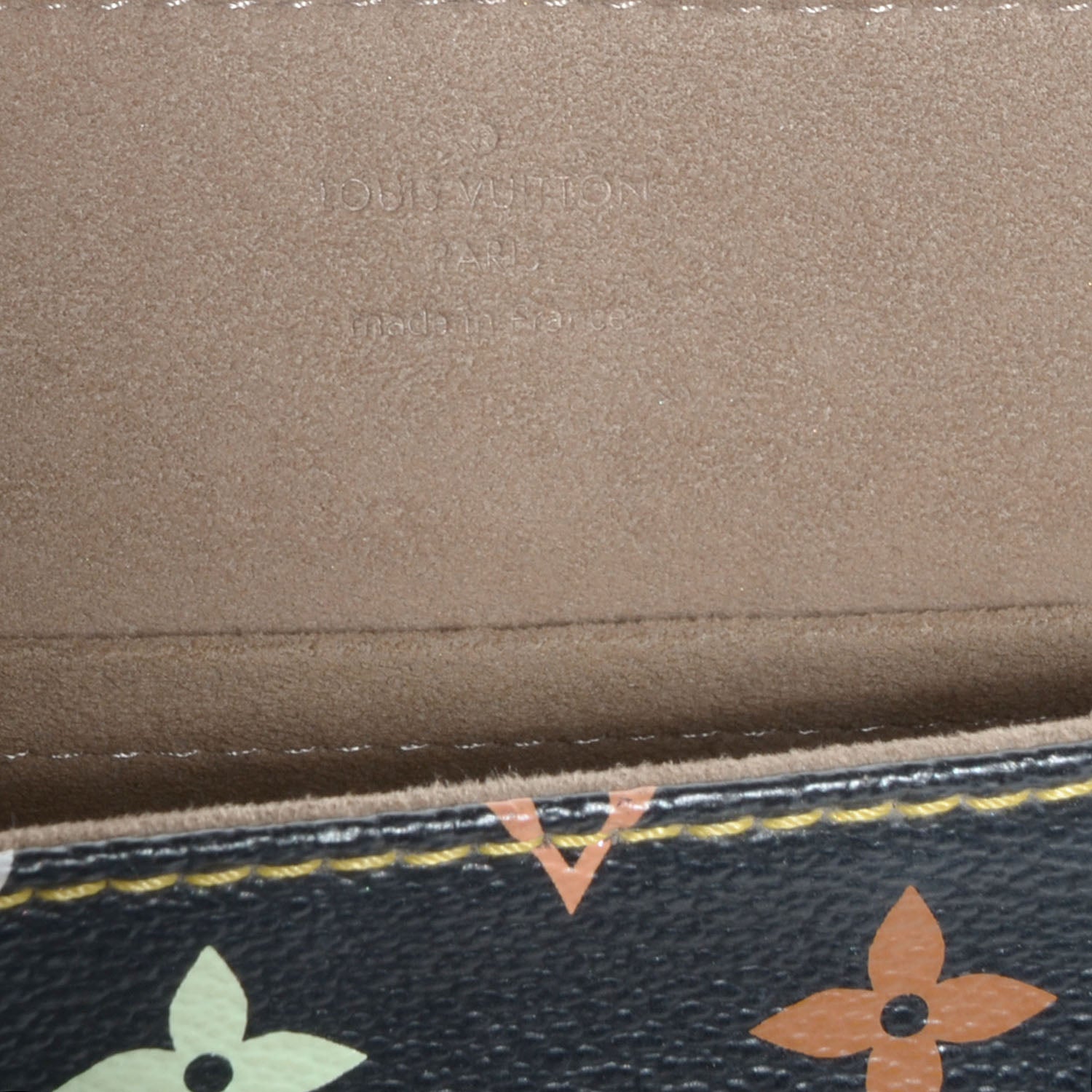 Louis Vuitton Monogram Multicolor Beverly MM Black 7 of 8