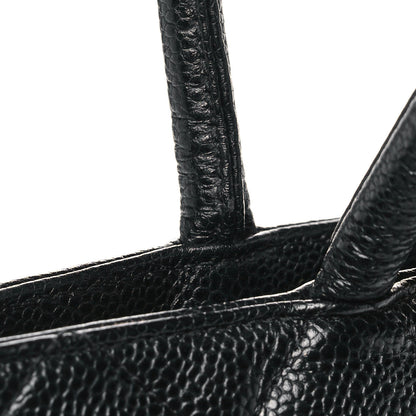 Chanel Caviar Quilted Medallion Tote Black 16 of 19