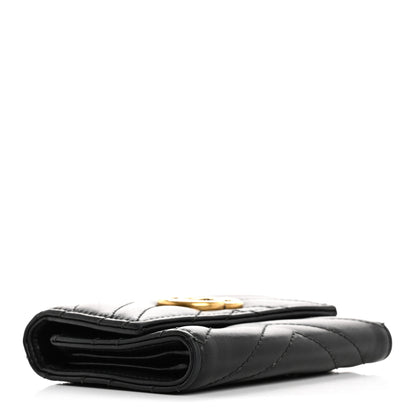 Gucci Calfskin Matelasse GG Marmont Wallet Black 4 of 12