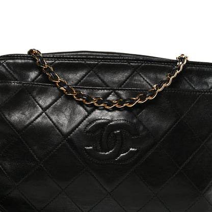 Chanel Lambskin Quilted Tassel Camera Case Black 8 of 11