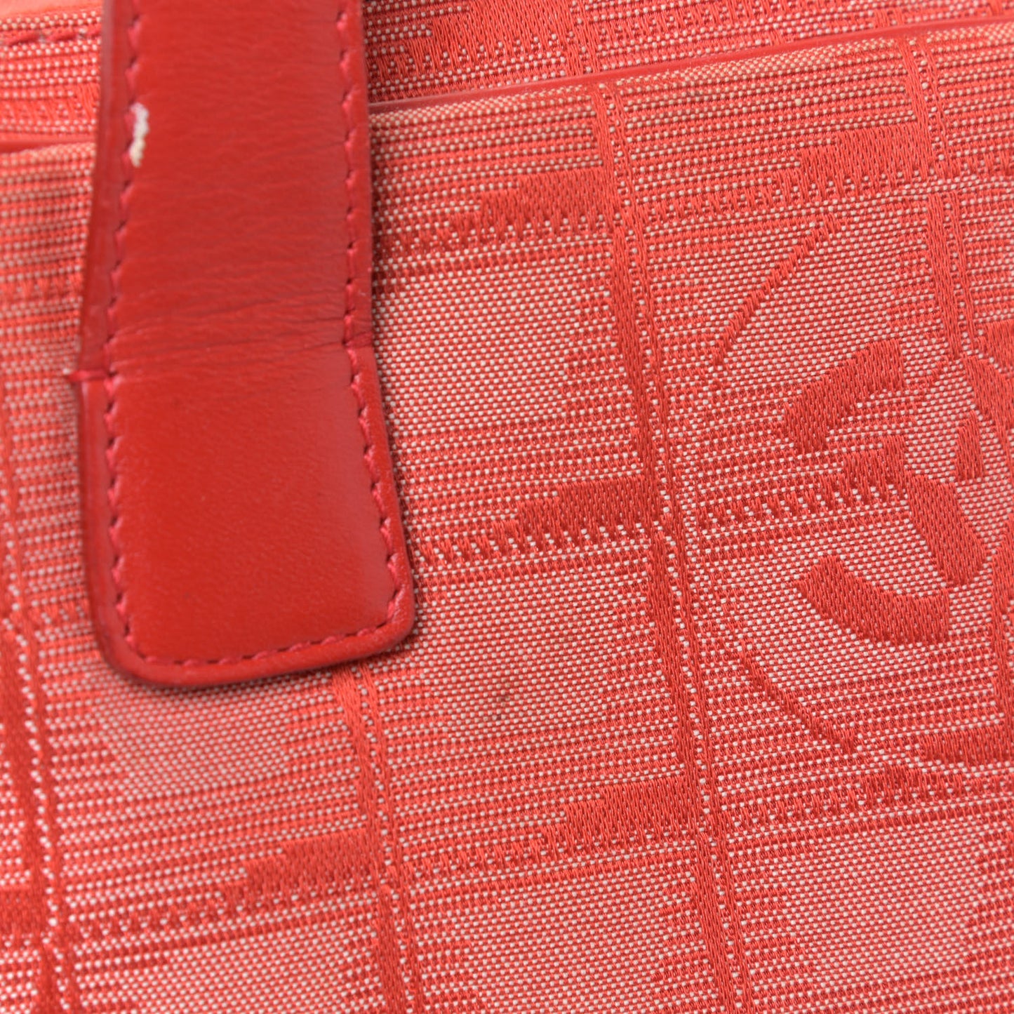 Nylon Small Travel Tote Red