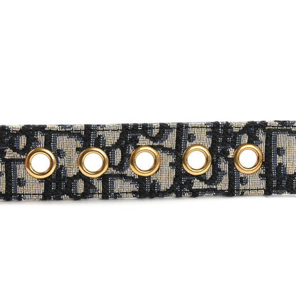 Christian Dior Oblique Diorquake Belt 75 30 Blue Multi 3 of 8