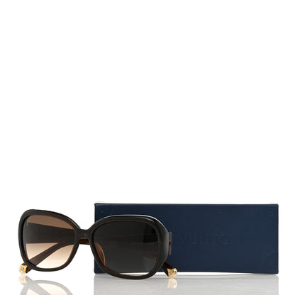 Louis Vuitton Acetate Obsession GM Sunglasses Z0459E Brown Glitter 7 of 7