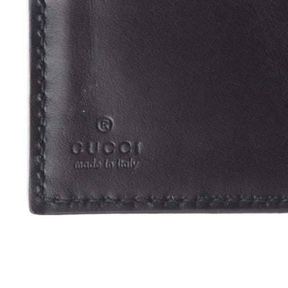 Gucci Guccissima Signature Web New Web Bi-Fold ID Wallet Black 6 of 8