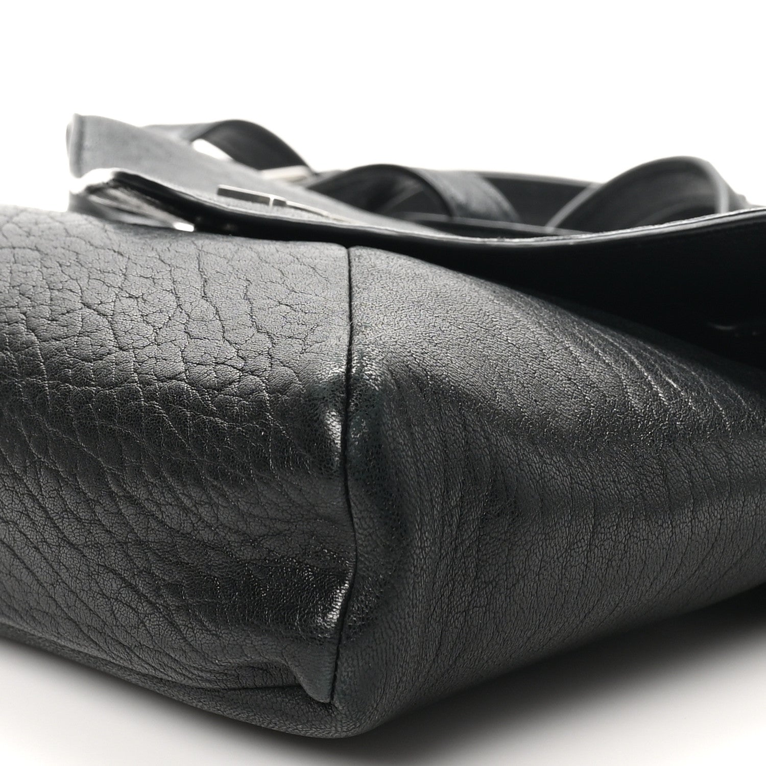 Saint Laurent Lambskin Cassandre Envelope Messenger Black 10 of 10