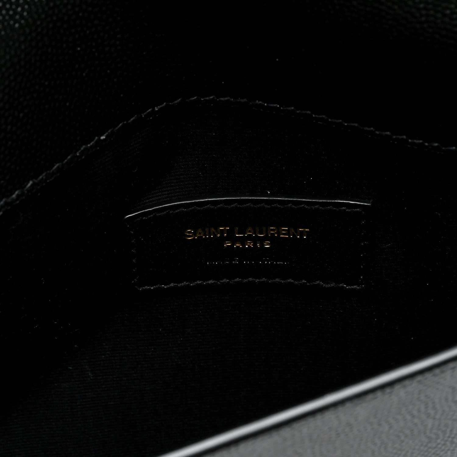 Saint Laurent Grain De Poudre Uptown Pouch Black 6 of 6
