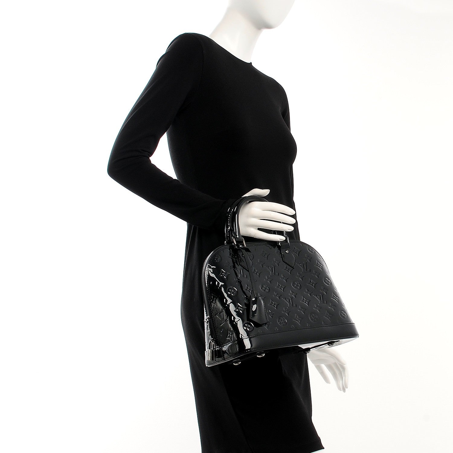 Louis Vuitton Vernis Alma PM Noir Magnetique 2 of 7