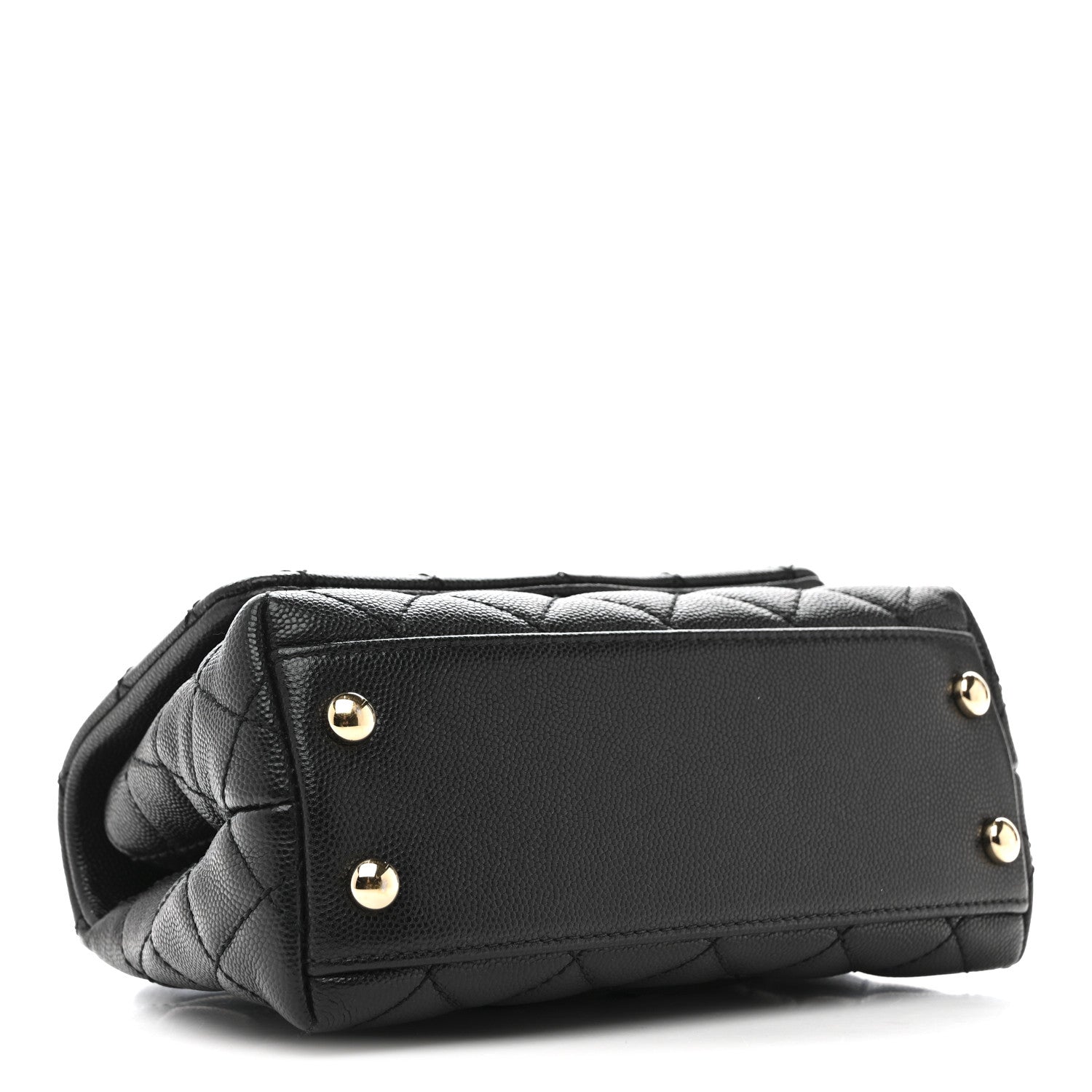 Chanel Caviar Quilted Extra Mini Coco Handle Flap Black 4 of 11