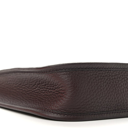 Hermes Taurillon Clemence Evelyne TPM Rouge Sellier 8 of 10