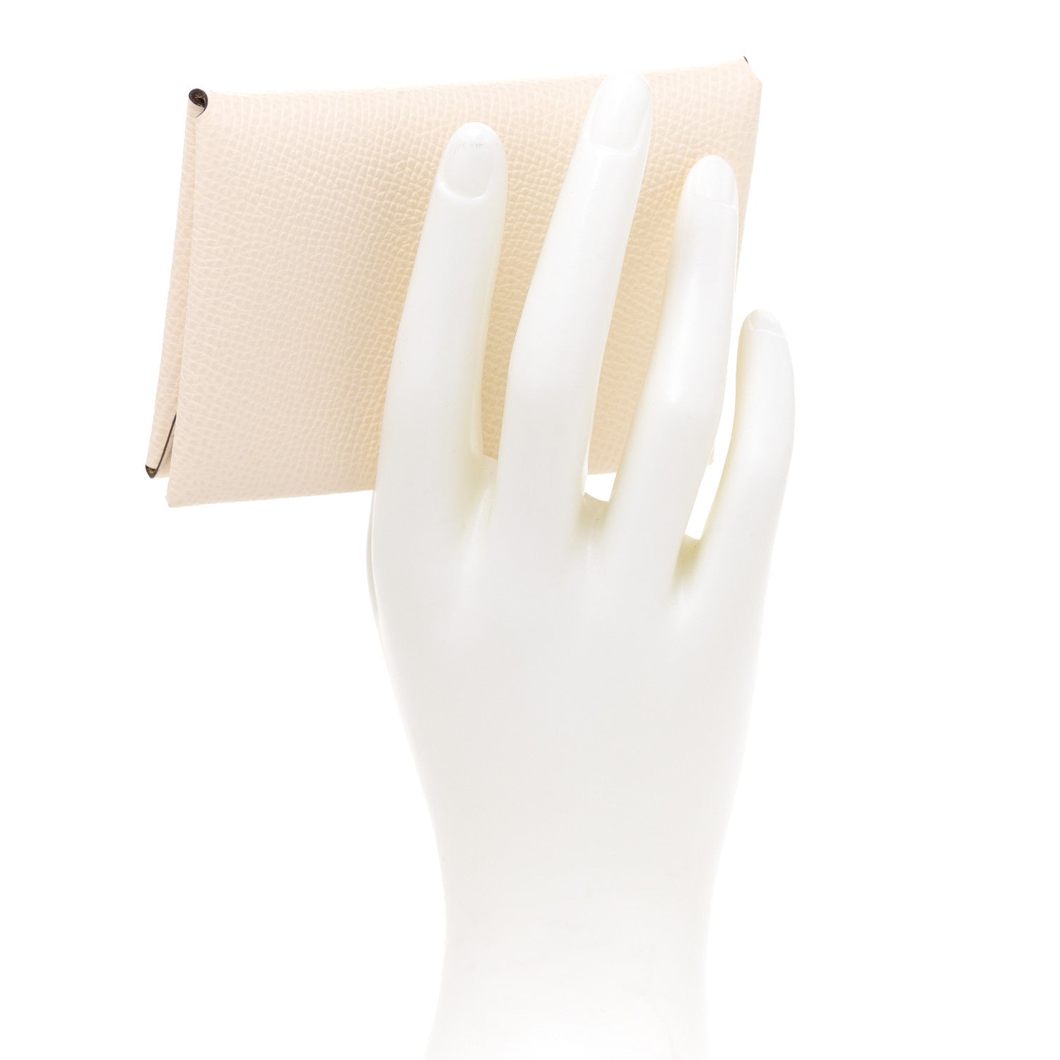 Hermes Epsom Verso Calvi Duo Card Case Nata Jaune Poussin 2 of 8
