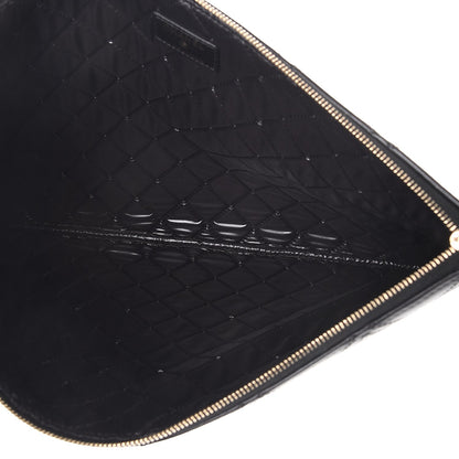 Chanel Calfskin Quilted Tassel CC Cosmetic Case Black 5 of 8