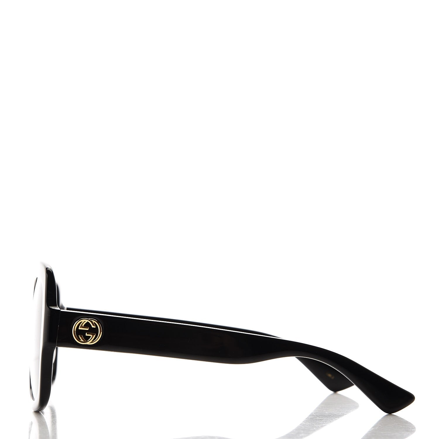 Gucci Oversize Square GG 0036S Sunglasses Black 3 of 8