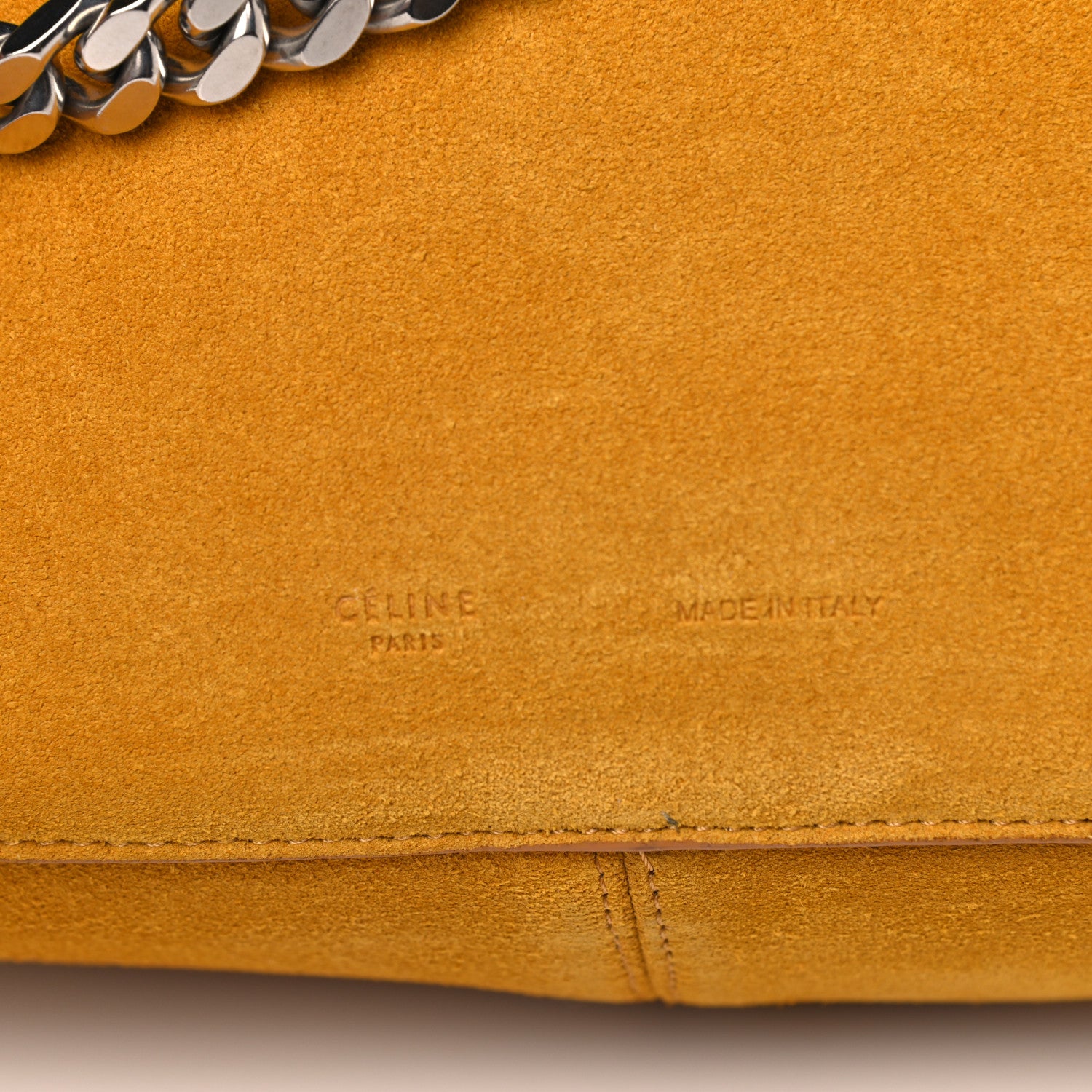 Celine Suede Medium Gourmette Amber 10 of 10