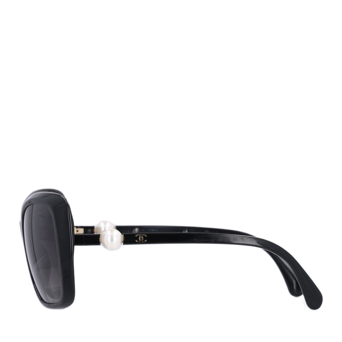 Pearl Polarized Square Sunglasses 5303-H Black